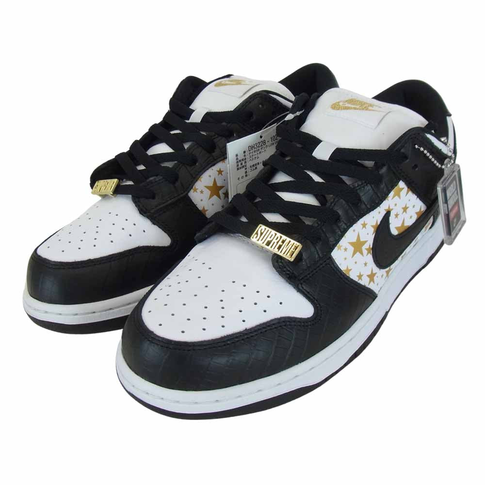 Supreme シュプリーム 21SS × ナイキ NIKE 21SS DUNK LOW OG QS DH3228-102 ダンク ロー クイックストライク スニーカー ブラック系 ホワイト系 27cm【新古品】【未使用】【中古】