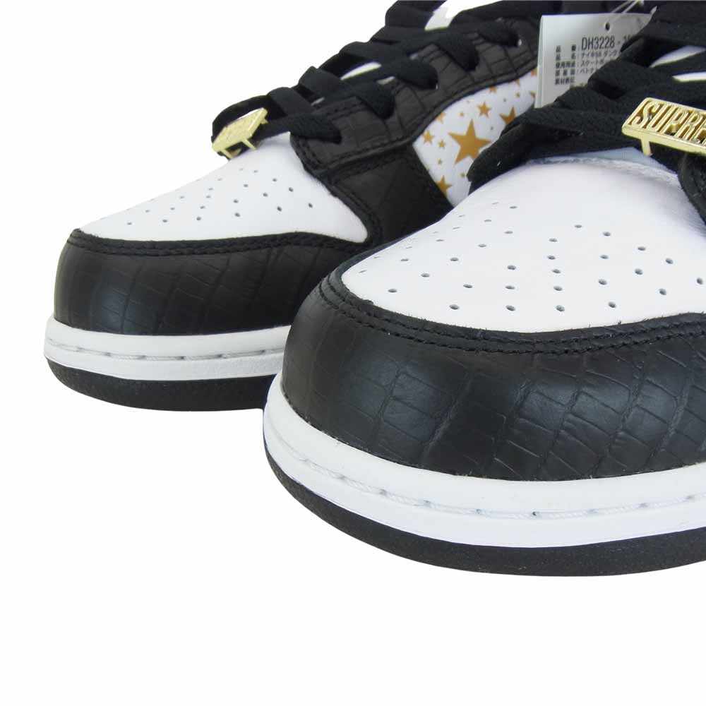 Supreme シュプリーム 21SS × ナイキ NIKE 21SS DUNK LOW OG QS DH3228-102 ダンク ロー クイックストライク スニーカー ブラック系 ホワイト系 27cm【新古品】【未使用】【中古】