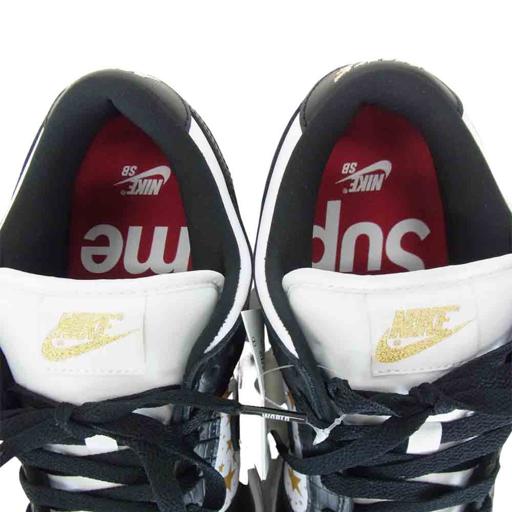 Supreme シュプリーム 21SS × ナイキ NIKE 21SS DUNK LOW OG QS DH3228-102 ダンク ロー クイックストライク スニーカー ブラック系 ホワイト系 27cm【新古品】【未使用】【中古】