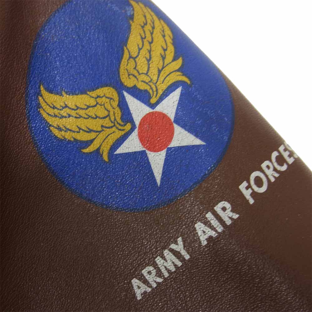 The REAL McCOY'S ザリアルマッコイズ ISOLA 初期 旧マッコイ A-2 フライト ジャケット ブラウン系 36【中古】