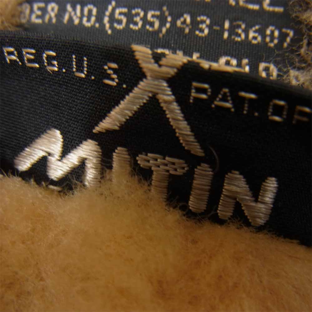 The REAL McCOY'S ザリアルマッコイズ 旧マッコイ D-1 ムートン フライト ジャケット ブラウン系 S【中古】