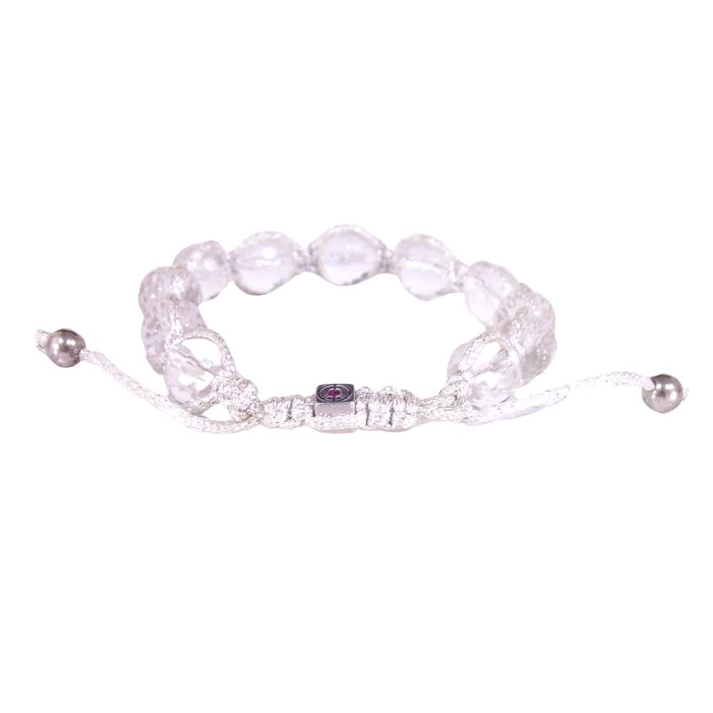 ジョセフブルックス ストーン ブレスレット 腕輪 ストーンブレスレット クリア【中古】