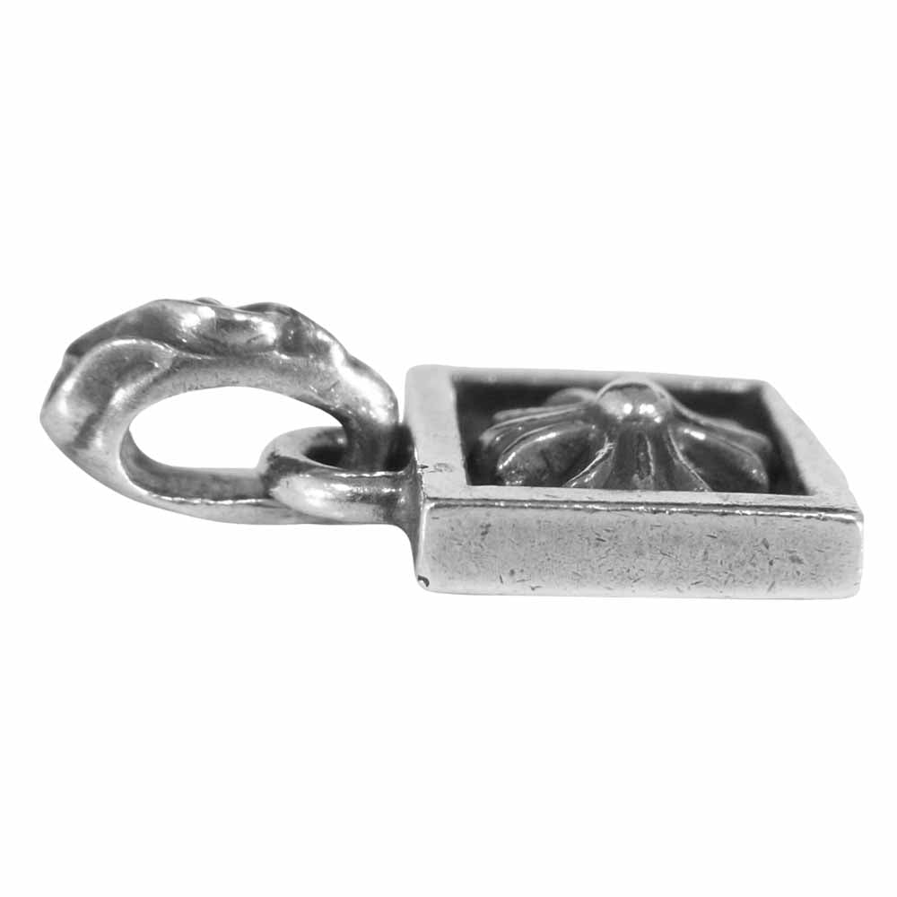 CHROME HEARTS クロムハーツ（原本無） フレームド CHプラス チャーム ペンダント シルバー系【中古】