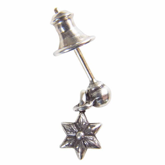 CHROME HEARTS クロムハーツ（原本無） TNY STR DRP タイニー スター ドロップ ピアス シルバー系【中古】