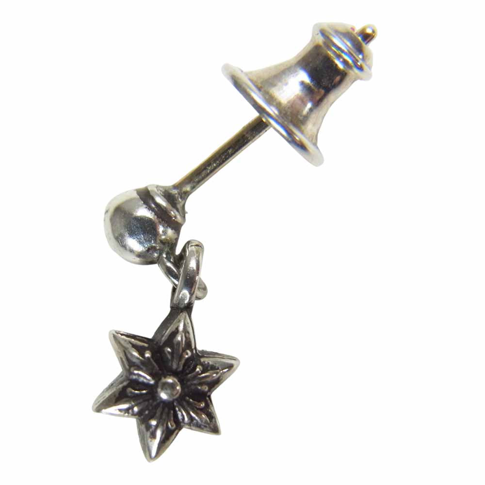 CHROME HEARTS クロムハーツ（原本無） TNY STR DRP タイニー スター ドロップ ピアス シルバー系【中古】
