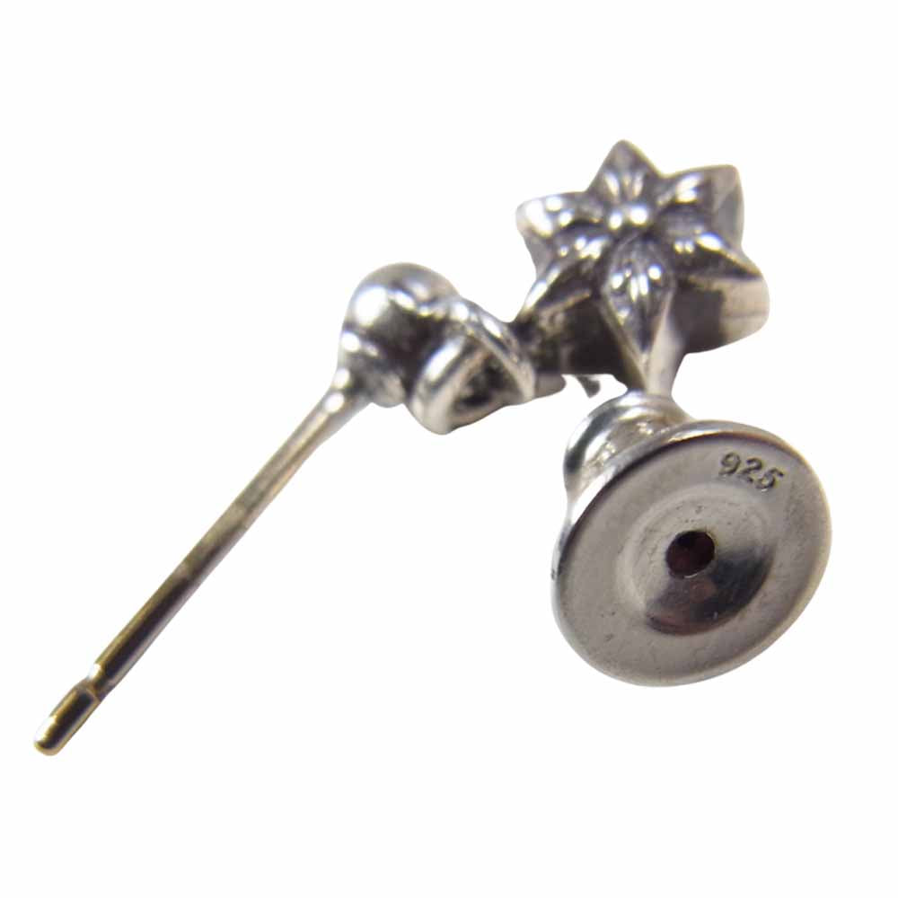 CHROME HEARTS クロムハーツ（原本無） TNY STR DRP タイニー スター ドロップ ピアス シルバー系【中古】