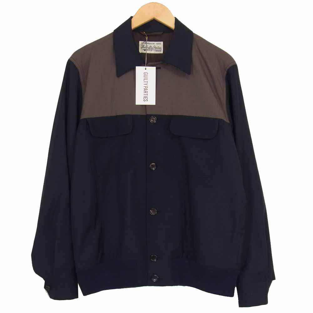 WACKO MARIA ワコマリア 18SS 18SS-WMO-BL04 50’s SPORTS JACKET スポーツ ジャケット ネイビー系 L【中古】