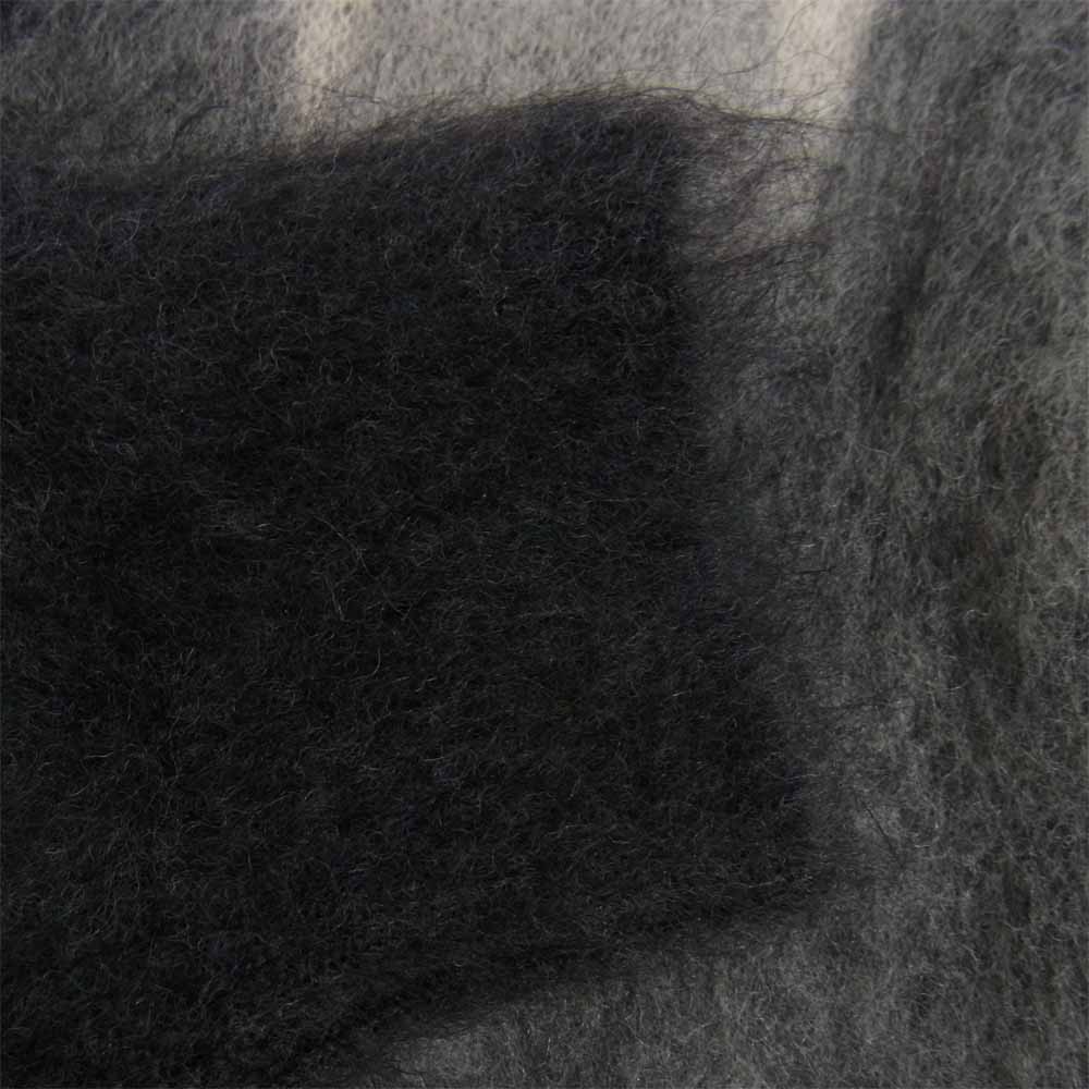 WACKO MARIA ワコマリア 17AW 17FW-WMK-KN18 MOHAIR DIAMOND JACQUARD CARDIGAN モヘア ダイヤモンド ジャガード カーディガン グレー系 L【美品】【中古】