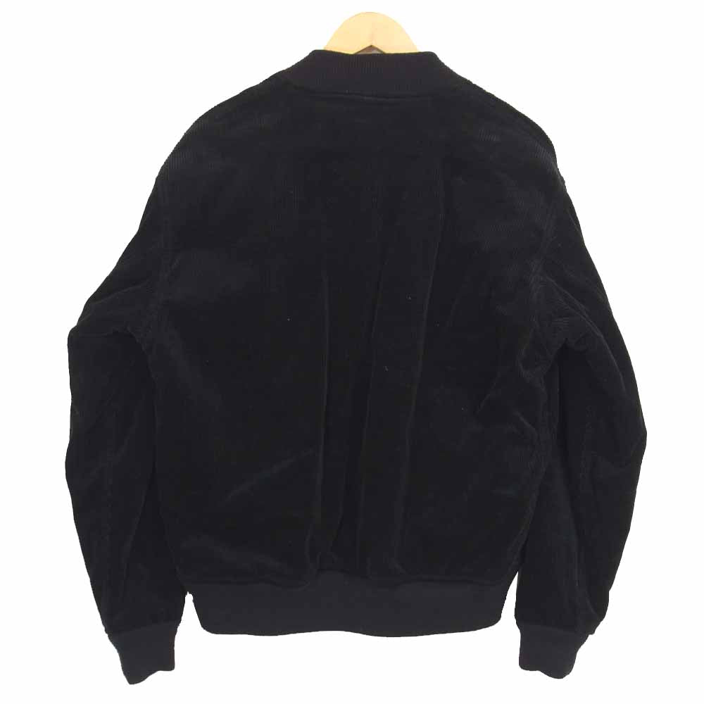 WACKO MARIA ワコマリア 17FW-WMO-BL40 CORDUROY VIRSITY JACKET コーデュロイ バーシティ ジャケット ブラック系 M【中古】