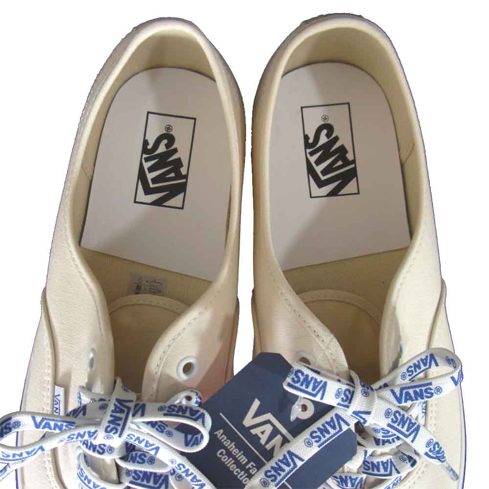 VANS バンズ VN0A38ENW09 Authentic 44 DX ANAHEIM FACTORY オーセンティック アナハイム ベージュ系 30cm【新古品】【未使用】【中古】