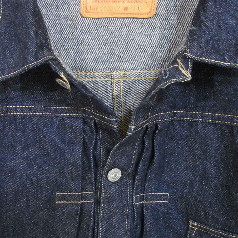 WAREHOUSE ウエアハウス 2000XX DEAD STOCK BLUE デッドストックブルー デニムジャケット インディゴブルー系 44【美品】【中古】