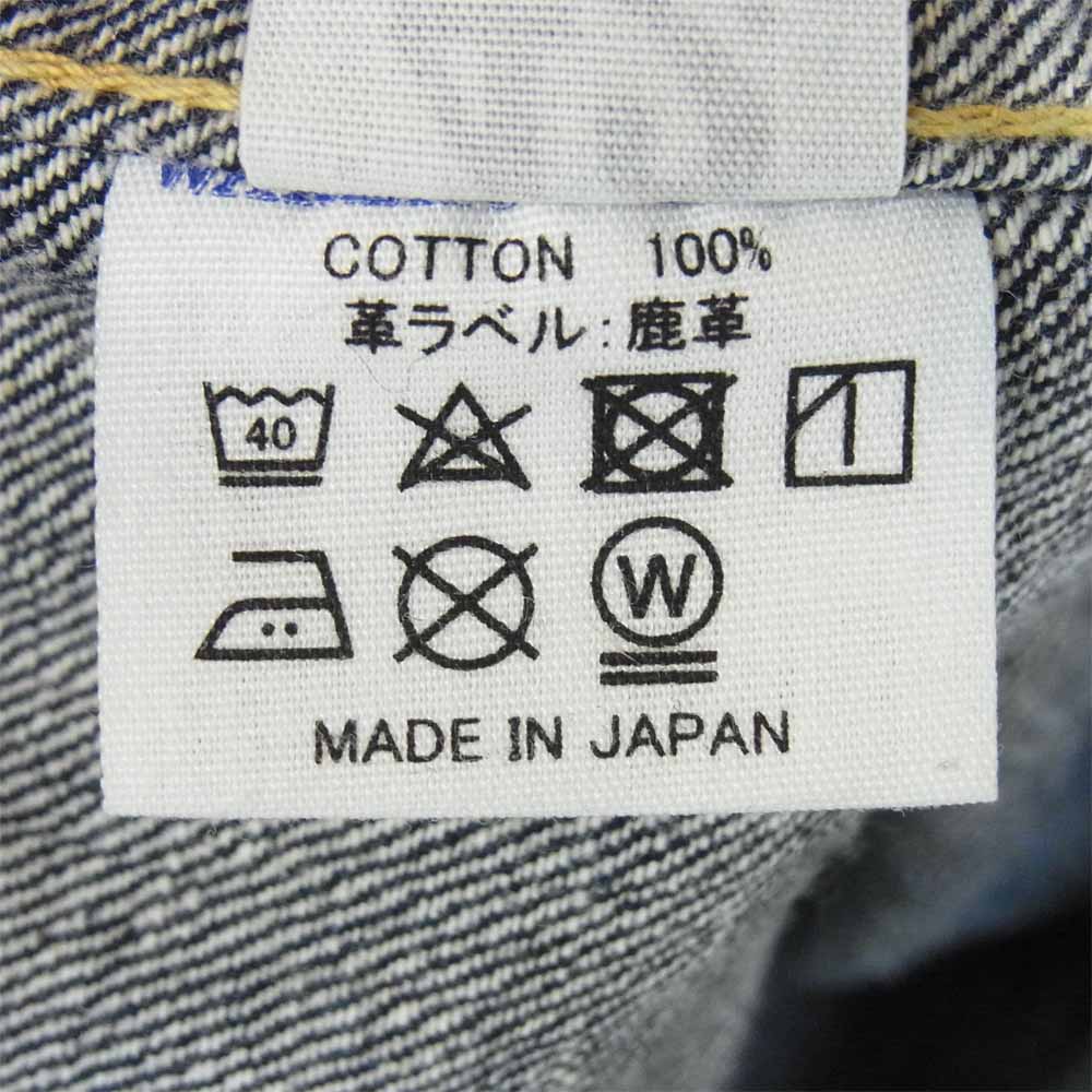 WAREHOUSE ウエアハウス 2000XX DEAD STOCK BLUE デッドストックブルー インディゴブルー系 42【美品】【中古】