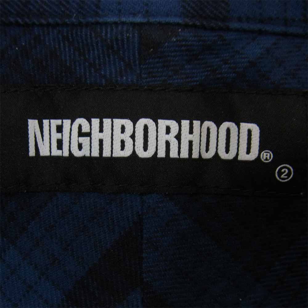 NEIGHBORHOOD ネイバーフッド 21SS 211ARNH-SHM02 LOGGER C-SHIRT . LS チェック ロガー 長袖 シャツ BLUE ブルー系 S【中古】