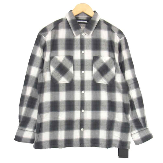 NEIGHBORHOOD ネイバーフッド 21SS 211ARNH-SHM03 B&C C-SHIRT . LS チェック 長袖 シャツ ブラック系 S【極上美品】【中古】