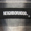 NEIGHBORHOOD ネイバーフッド 21SS 211ARNH-SHM03 B&C C-SHIRT . LS チェック 長袖 シャツ ブラック系 S【極上美品】【中古】