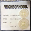 NEIGHBORHOOD ネイバーフッド 21SS 211ARNH-SHM03 B&C C-SHIRT . LS チェック 長袖 シャツ ブラック系 S【極上美品】【中古】
