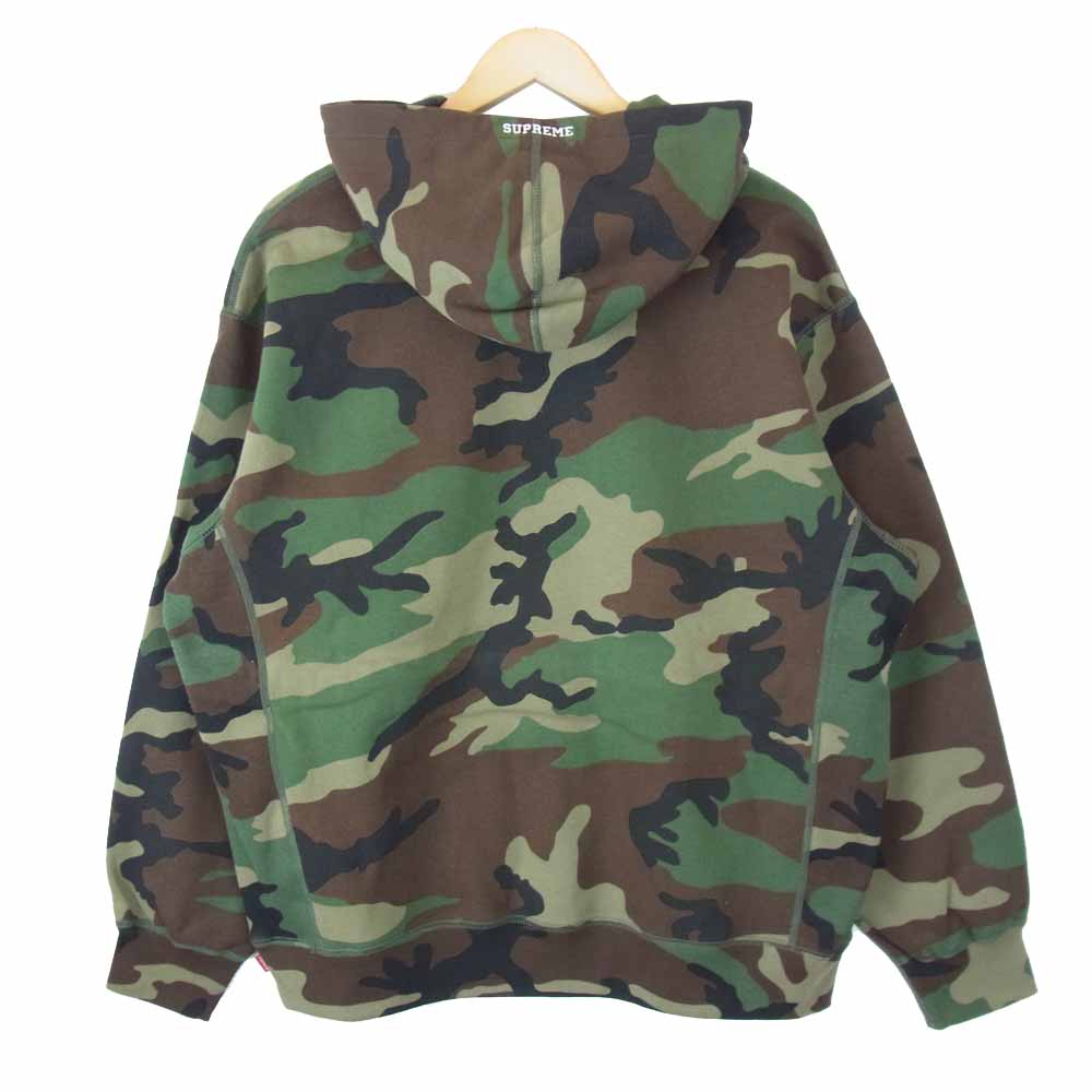 Supreme シュプリーム 21SS Swarovski S Logo Hooded Sweatshirt スワロフスキー S ロゴ フーデッド スウェットシャツ ウッドランドカモ L グリーン系 ブラウン系【新古品】【未使用】【中古】