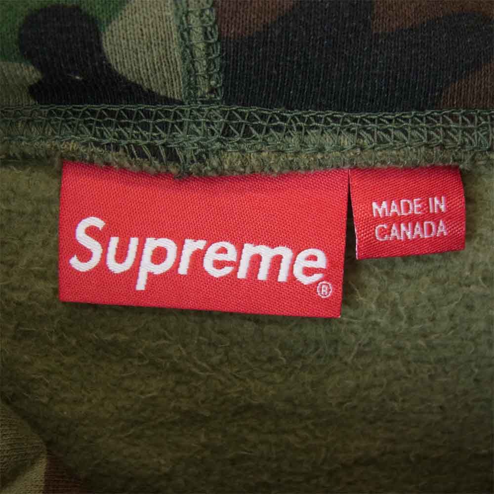 Supreme シュプリーム 21SS Swarovski S Logo Hooded Sweatshirt スワロフスキー S ロゴ フーデッド スウェットシャツ ウッドランドカモ L グリーン系 ブラウン系【新古品】【未使用】【中古】