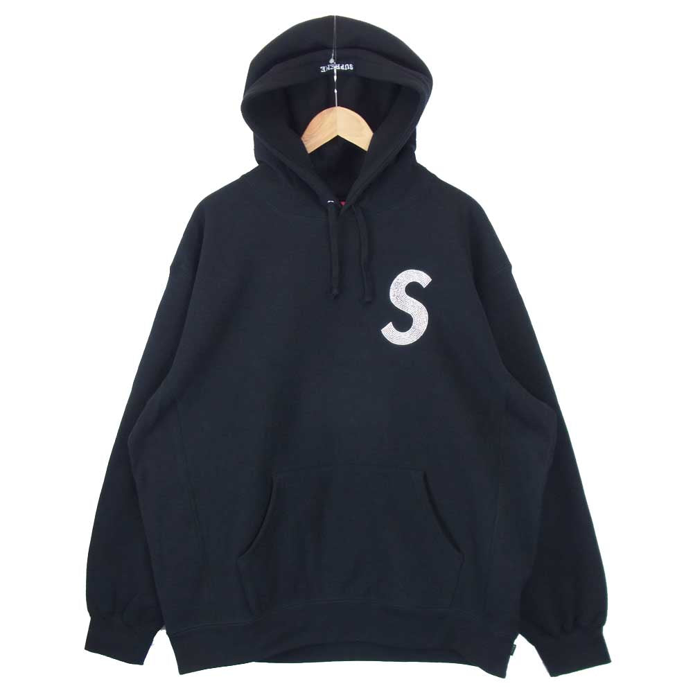 Supreme シュプリーム 21SS Swarovski S Logo Hooded Sweatshirt スワロフスキー S ロゴ フーデッド スウェットシャツ ブラック XL ブラック系 XL【新古品】【未使用】【中古】