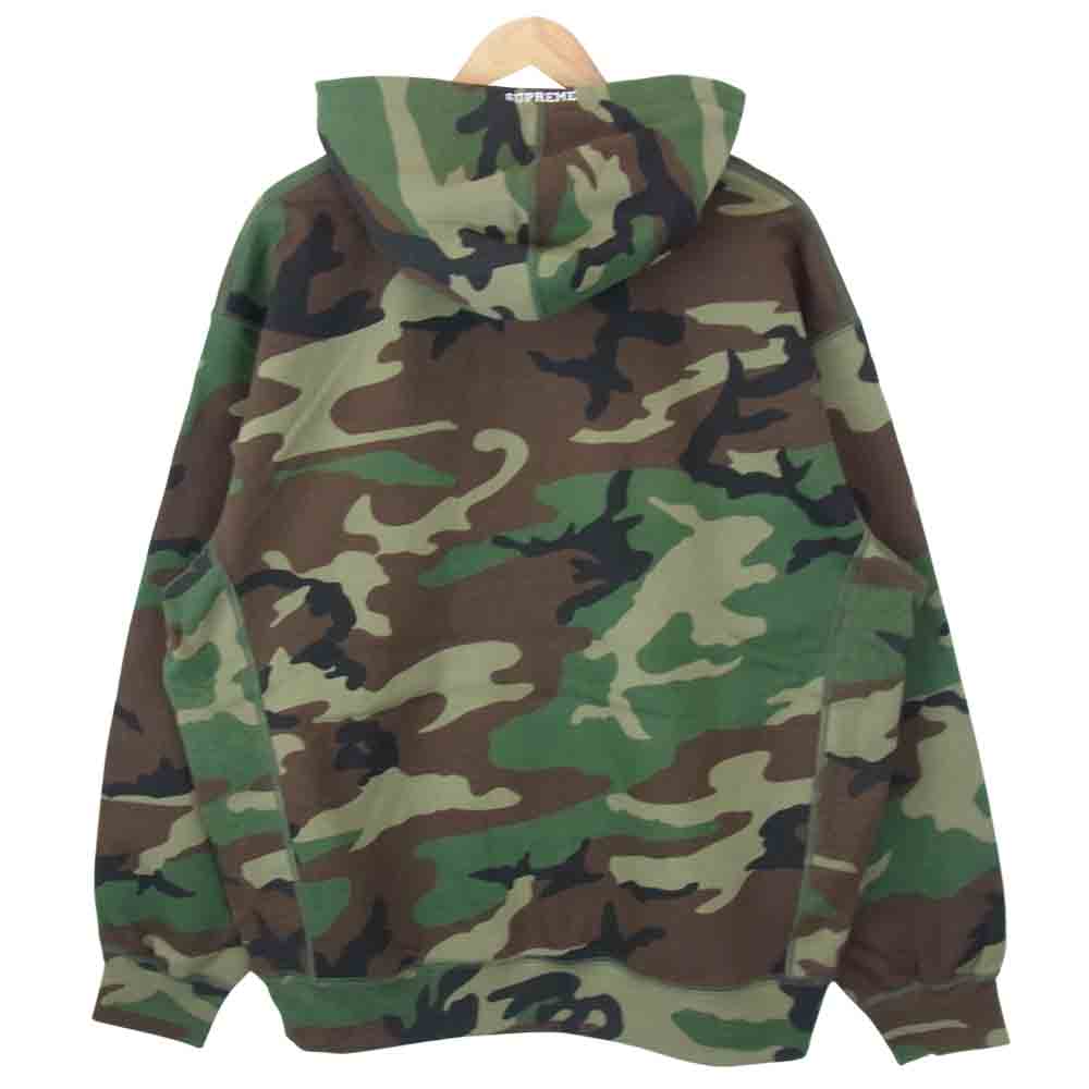 Supreme シュプリーム 21SS Swarovski S Logo Hooded Sweatshirt スワロフスキー S ロゴ フーデッド スウェットシャツ ウッドランドカモ L グリーン系 ブラウン系 XL【新古品】【未使用】【中古】