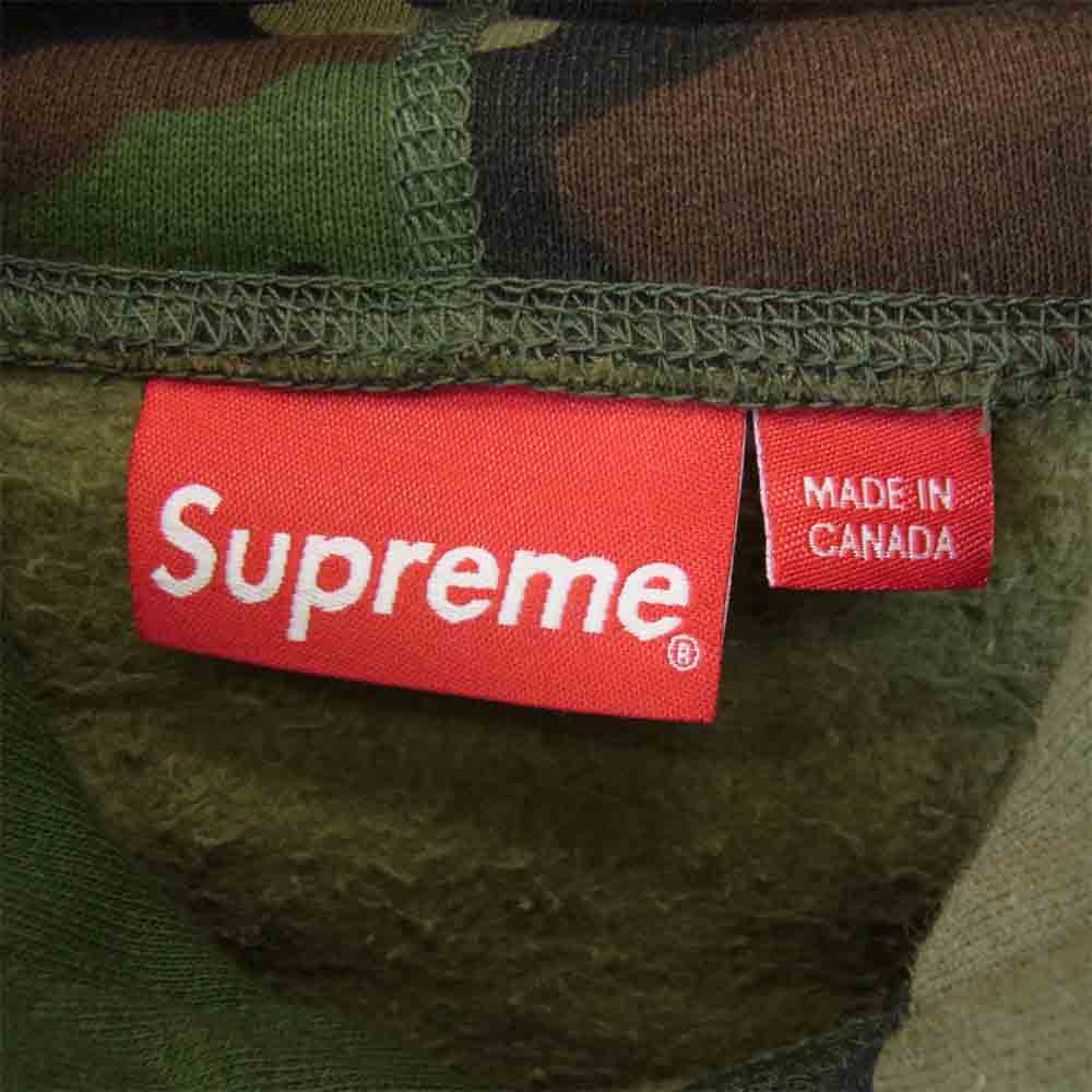 Supreme シュプリーム 21SS Swarovski S Logo Hooded Sweatshirt スワロフスキー S ロゴ フーデッド スウェットシャツ ウッドランドカモ L グリーン系 ブラウン系 XL【新古品】【未使用】【中古】