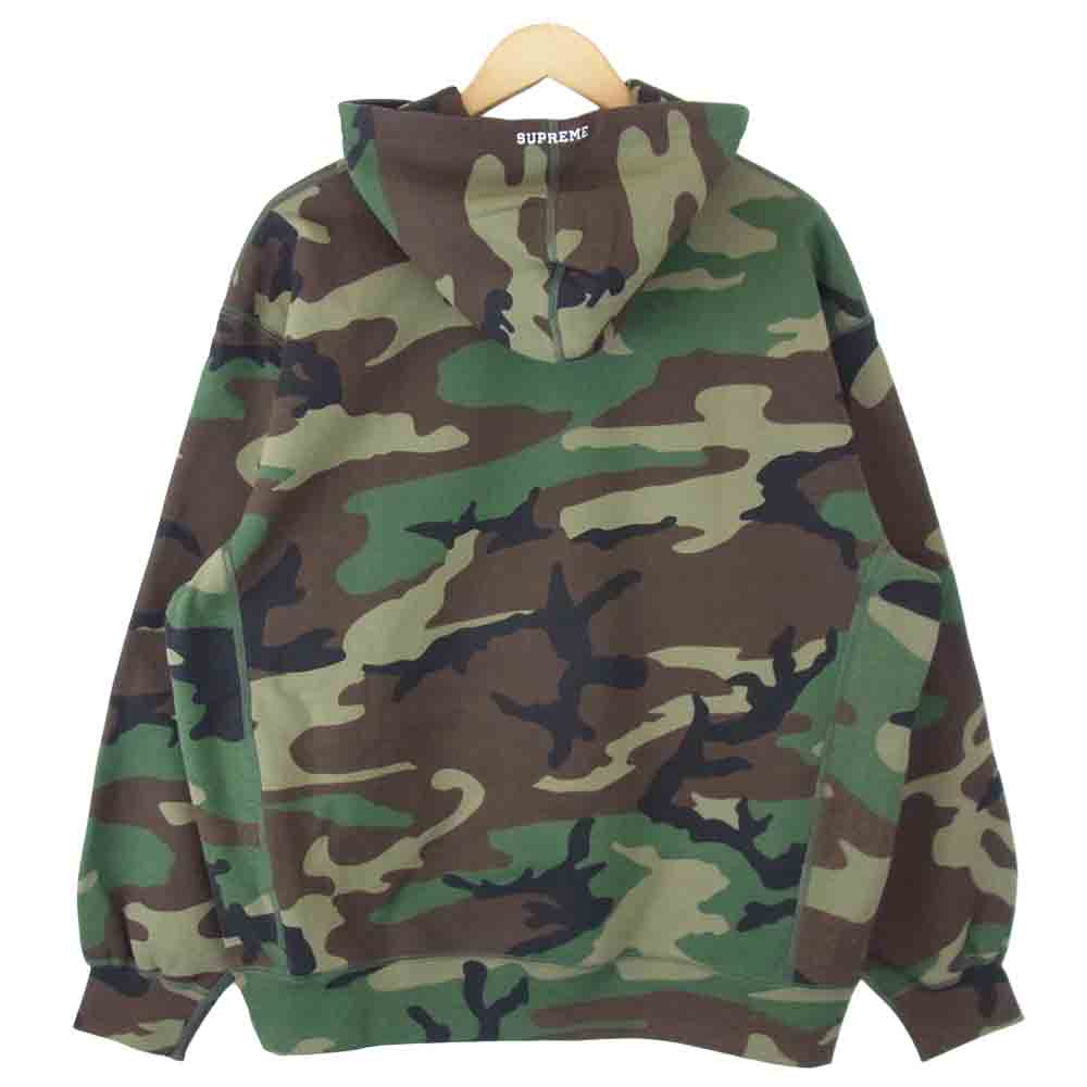 Supreme シュプリーム 21SS Swarovski S Logo Hooded Sweatshirt スワロフスキー S ロゴ フーデッド スウェットシャツ ウッドランドカモ L グリーン系 ブラウン系 L【新古品】【未使用】【中古】
