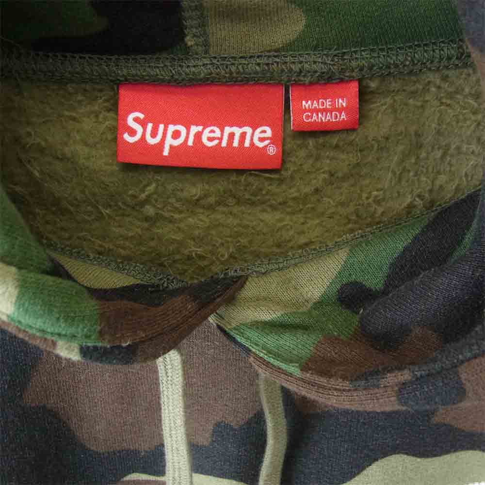 Supreme シュプリーム 21SS Swarovski S Logo Hooded Sweatshirt スワロフスキー S ロゴ フーデッド スウェットシャツ ウッドランドカモ L グリーン系 ブラウン系 L【新古品】【未使用】【中古】