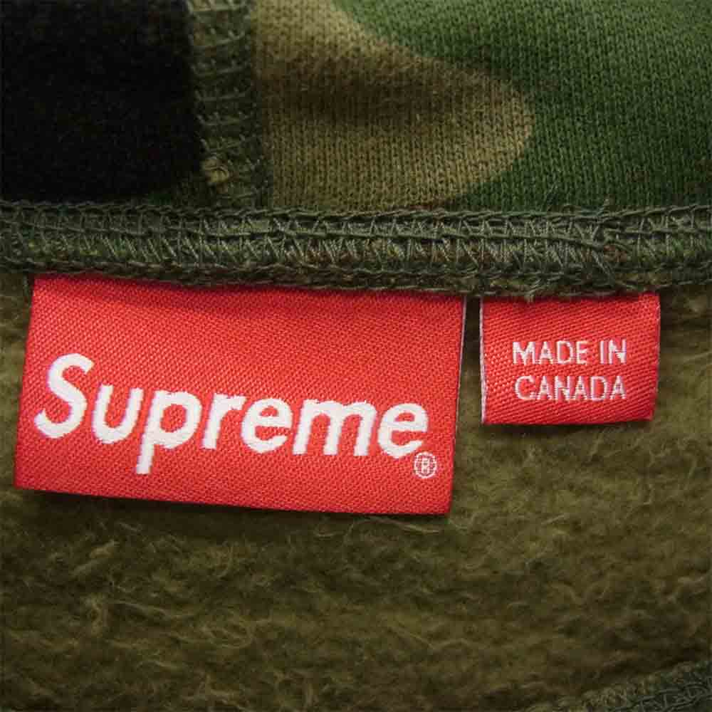 Supreme シュプリーム 21SS Swarovski S Logo Hooded Sweatshirt スワロフスキー S ロゴ フーデッド スウェットシャツ ウッドランドカモ L グリーン系 ブラウン系 L【新古品】【未使用】【中古】