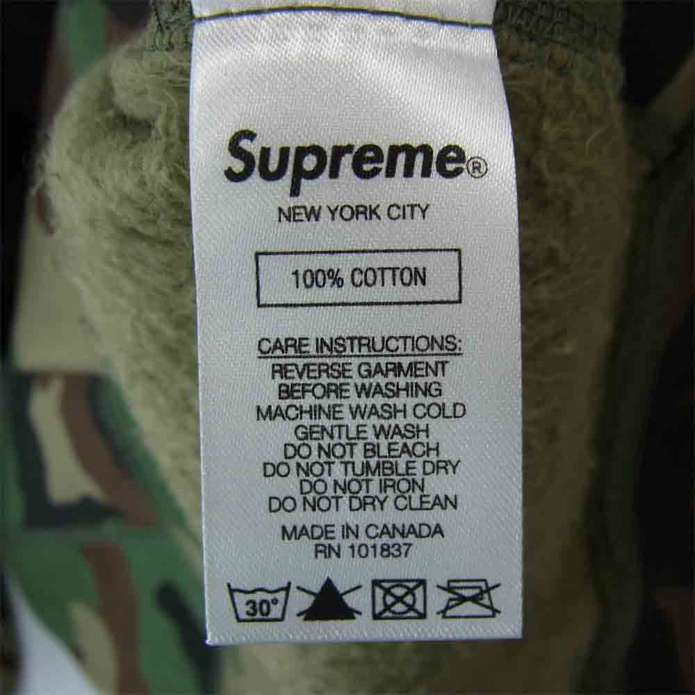 Supreme シュプリーム 21SS Swarovski S Logo Hooded Sweatshirt スワロフスキー S ロゴ フーデッド スウェットシャツ ウッドランドカモ L グリーン系 ブラウン系 L【新古品】【未使用】【中古】
