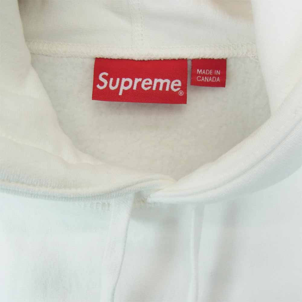 Supreme シュプリーム 21SS Swarovski S Logo Hooded Sweatshirt スワロフスキー S ロゴ フーデッド スウェットシャツ ホワイト L ホワイト系 L【新古品】【未使用】【中古】