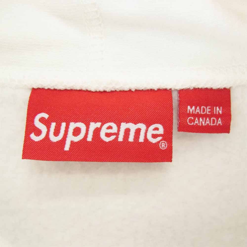Supreme シュプリーム 21SS Swarovski S Logo Hooded Sweatshirt スワロフスキー S ロゴ フーデッド スウェットシャツ ホワイト L ホワイト系 L【新古品】【未使用】【中古】