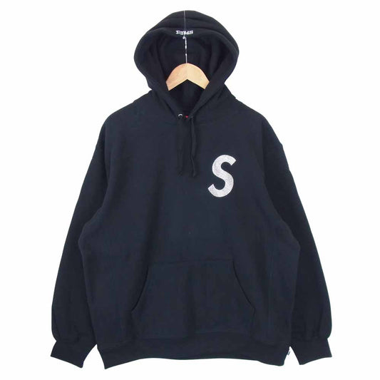 Supreme シュプリーム 21SS Swarovski S Logo Hooded Sweatshirt スワロフスキー S ロゴ フーデッド スウェットシャツ ブラック L ブラック系 L【新古品】【未使用】【中古】