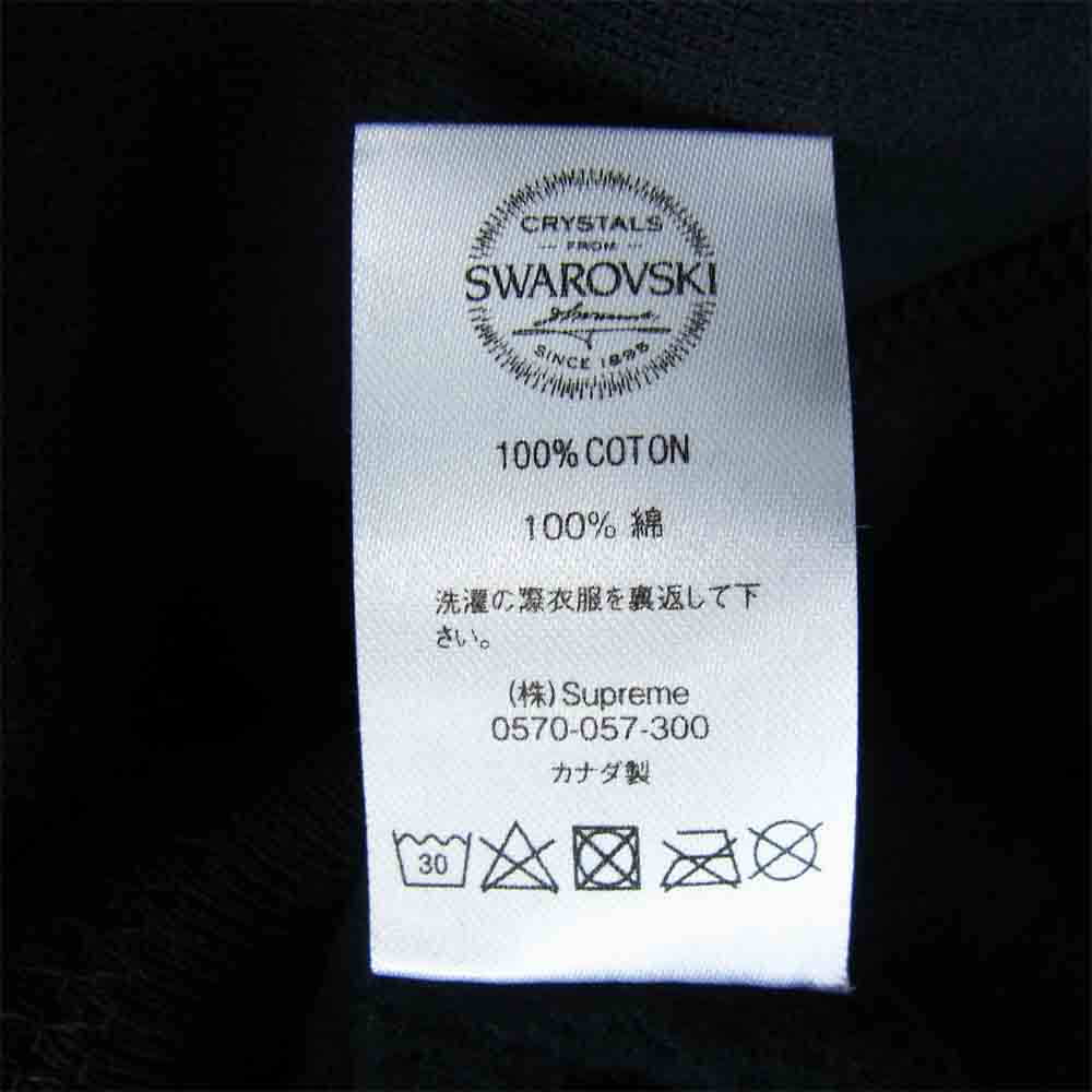 Supreme シュプリーム 21SS Swarovski S Logo Hooded Sweatshirt スワロフスキー S ロゴ フーデッド スウェットシャツ ブラック L ブラック系 L【新古品】【未使用】【中古】