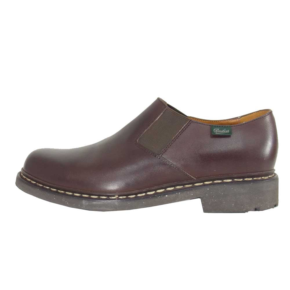 Paraboot パラブーツ 145713 PHOTON フォトン ショートサイドゴア スリッポン ブラウン系 8【美品】【中古】