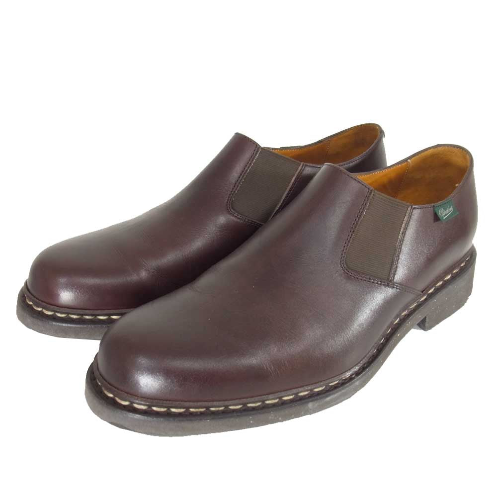 Paraboot パラブーツ 145713 PHOTON フォトン ショートサイドゴア スリッポン ブラウン系 8【美品】【中古】