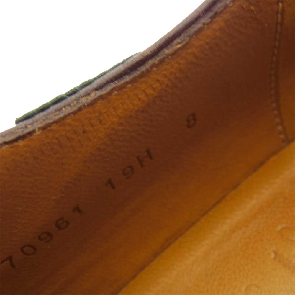 Paraboot パラブーツ 145713 PHOTON フォトン ショートサイドゴア スリッポン ブラウン系 8【美品】【中古】