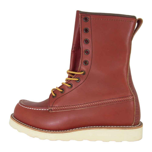 RED WING レッドウィング 8877 IRISH SETTER 8 MOC-TOE アイリッシュセッター レースアップ ブーツ  ブラウン系 7D【新古品】【未使用】【中古】