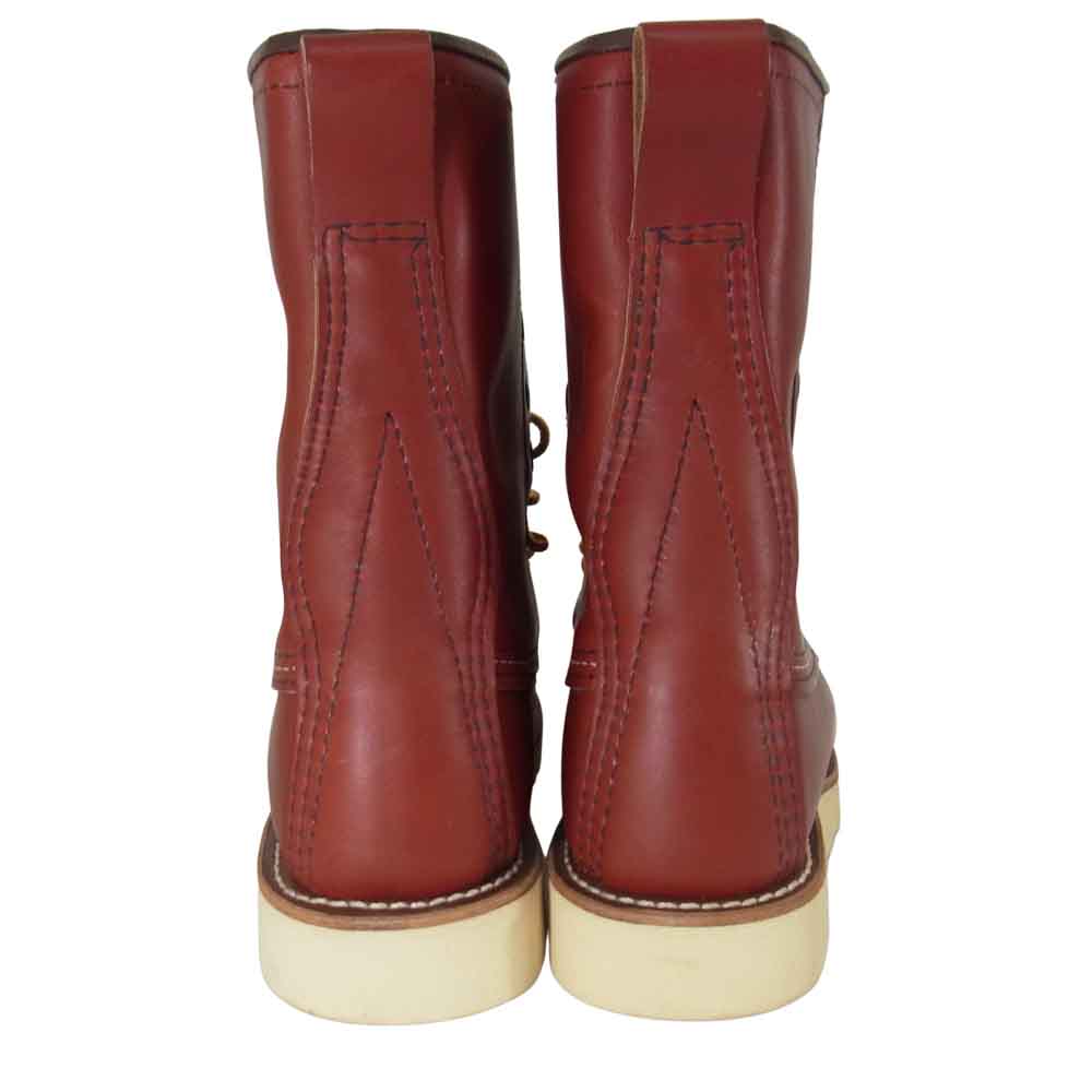 RED WING レッドウィング 8877 IRISH SETTER 8 MOC-TOE アイリッシュセッター レースアップ ブーツ  ブラウン系 7D【新古品】【未使用】【中古】