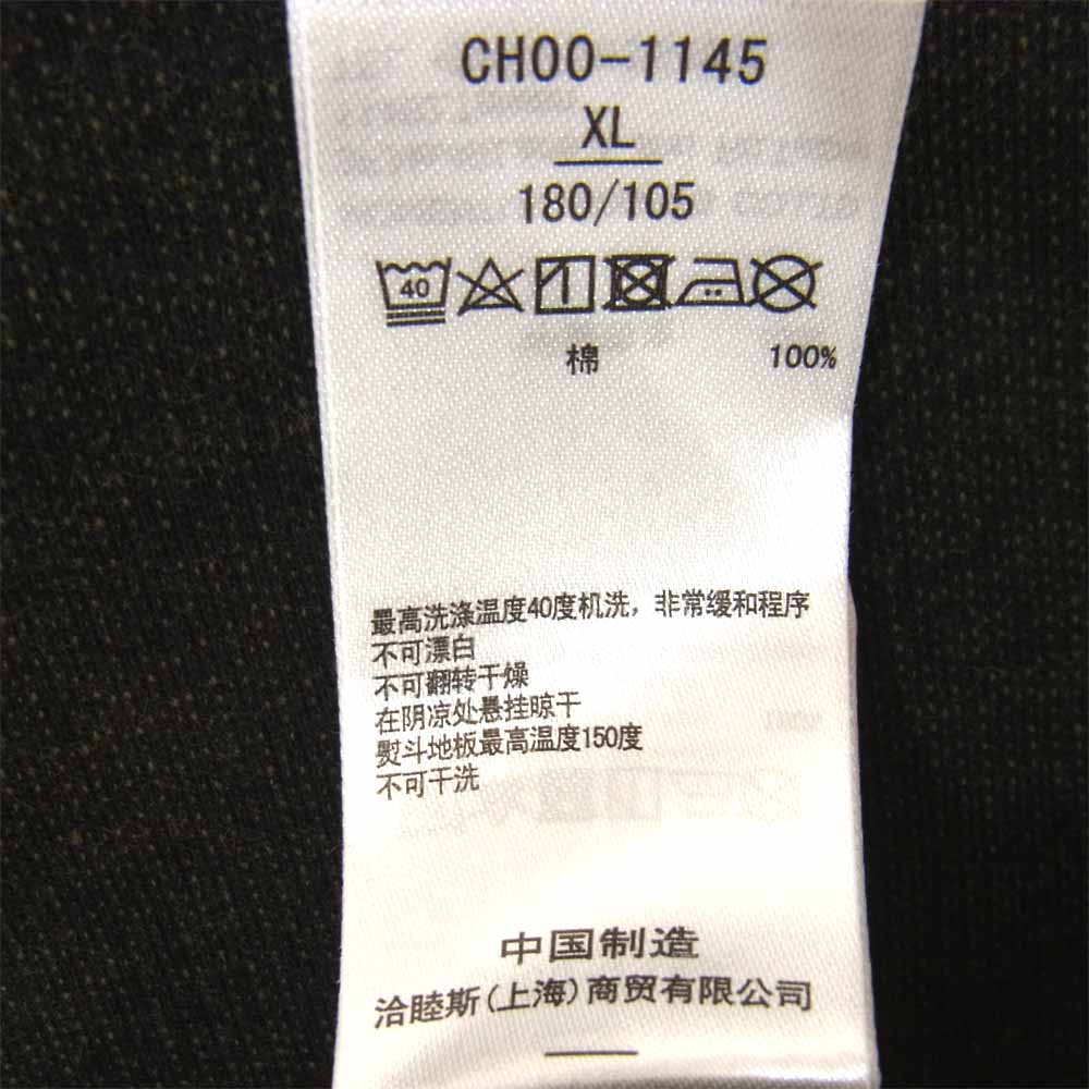 CHUMS チャムス CH00-1145-K046-06 BOAT LOGO CREW TOP ボート ロゴ クルー トップ スウェット トレーナー ブラック系 XL【新古品】【未使用】【中古】