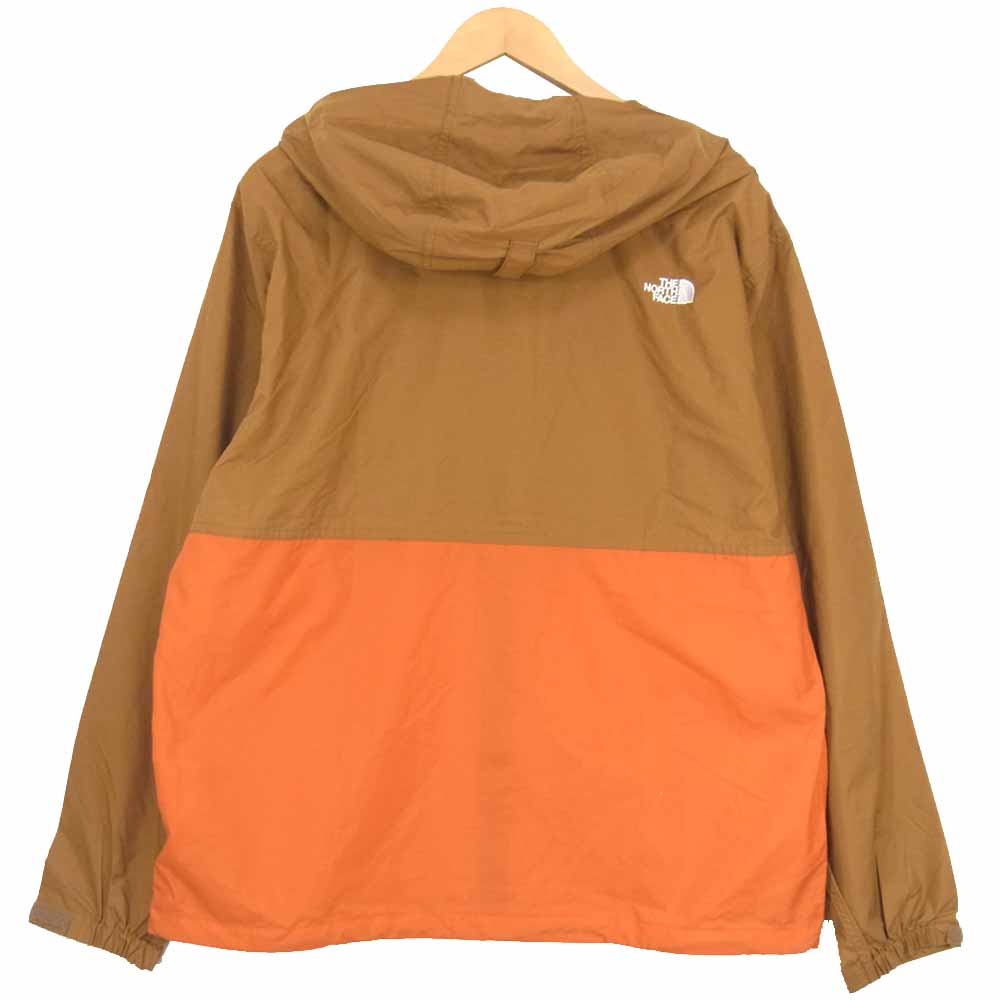 THE NORTH FACE ノースフェイス NP71830 COMPACT JACKET コンパクト ジャケット マウンテン パーカー ライトブラウン系 XL【美品】【中古】