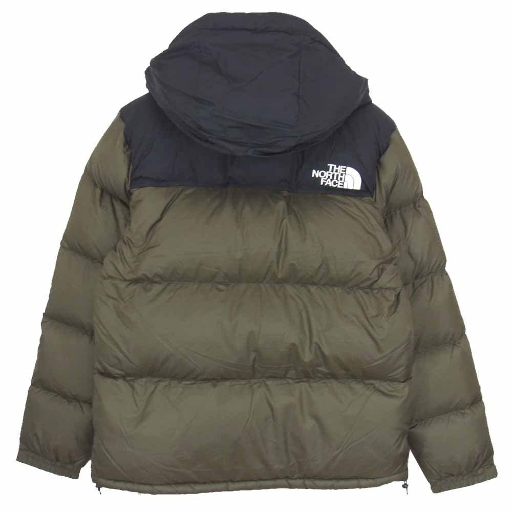 THE NORTH FACE ノースフェイス ND92041R Nuptse Hoodie ヌプシ フーディー ダウン ジャケット カーキ系 XL【新古品】【未使用】【中古】