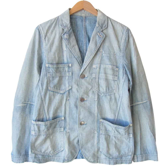 NUMBER(N)INE ナンバーナイン n(n) by number nine エヌエヌバイ ナンバーナイン デニム シャンブレー ジャケット インディゴブルー系 2【中古】