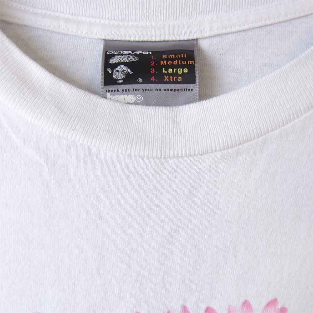 A BATHING APE アベイシングエイプ 桜グラフィック Tシャツ ホワイト系 L【中古】