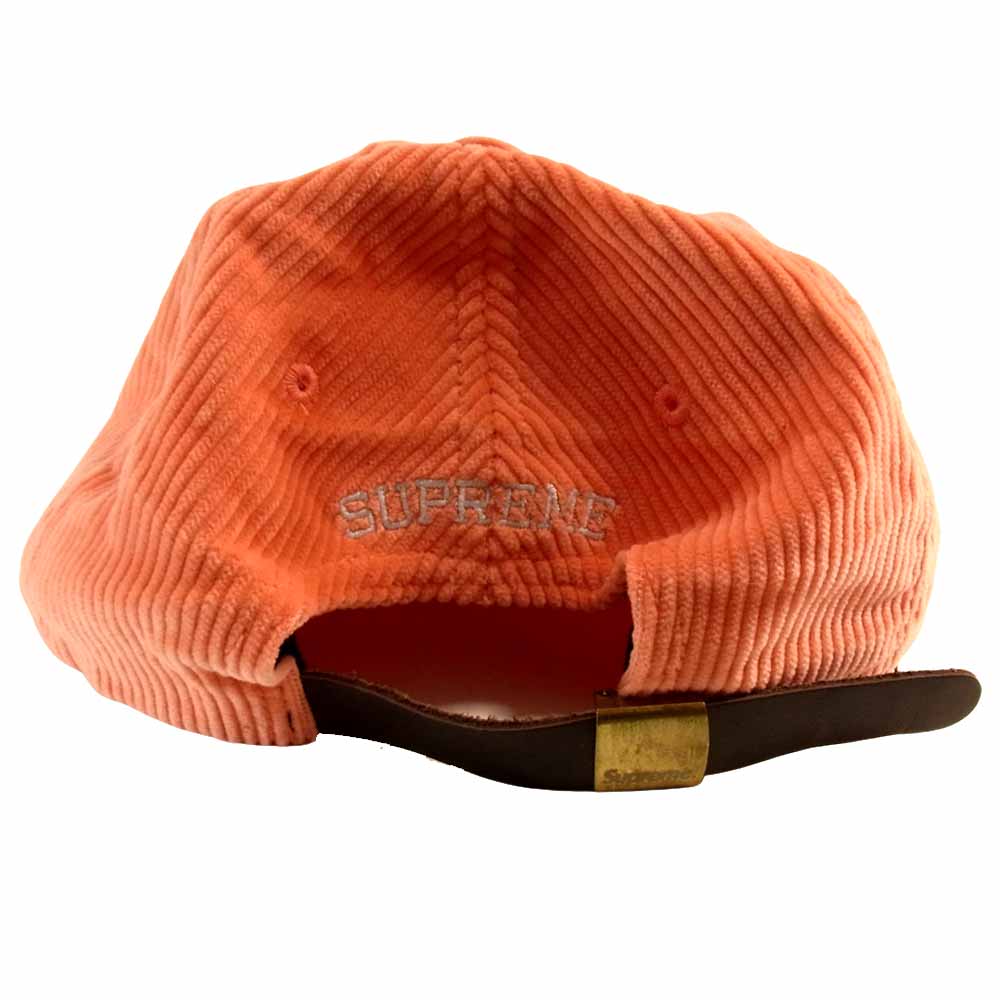 Supreme シュプリーム 17SS Corduroy S Logo 6-Panel Cap コーデュロイ ピンク系【中古】