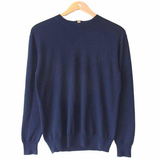 RAF SIMONS ラフシモンズ ウール ハーフジップ ネイビー系 48【中古】