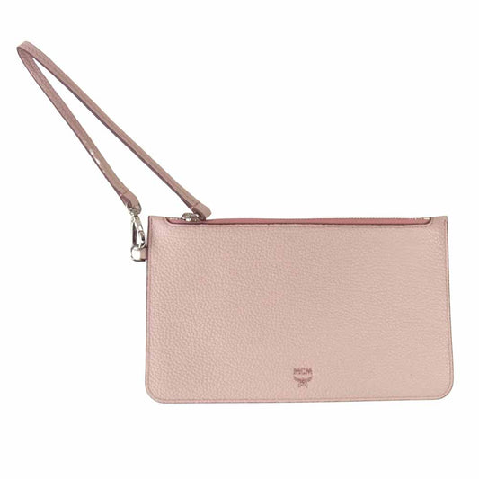 MCM エム・シー・エム クラッチ セカンド バッグ ピンク系【極上美品】【中古】