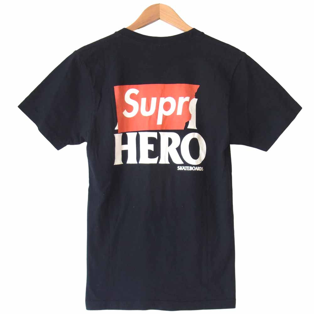 Supreme シュプリーム 14SS Anti Hero pocket tee ポケット Tシャツ ブラック系 S【中古】