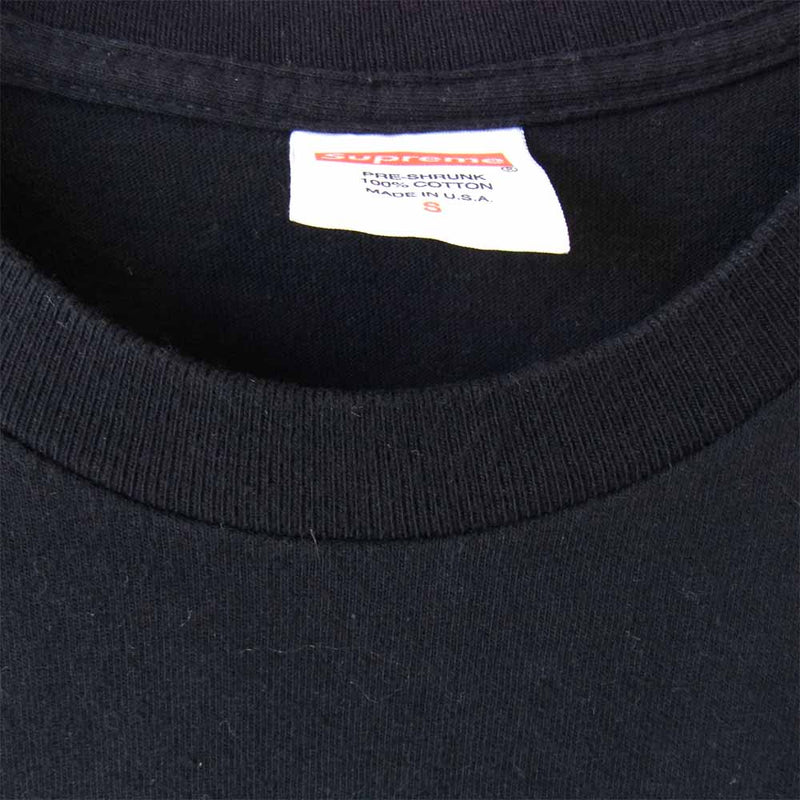 Supreme シュプリーム 14SS Anti Hero pocket tee ポケット Tシャツ ブラック系 S【中古】