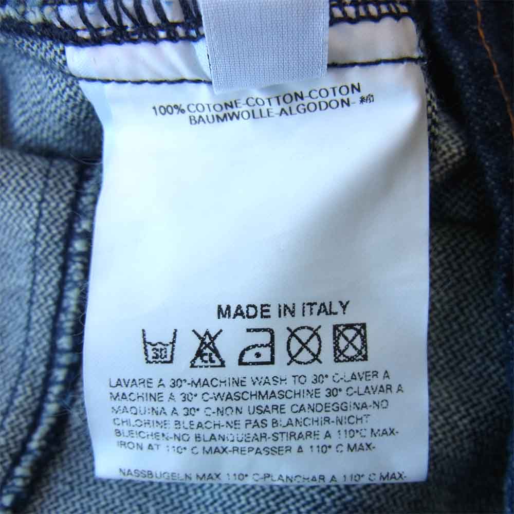 MAISON MARGIELA メゾンマルジェラ デニム ライダース ジャケット インディゴブルー系 46【中古】