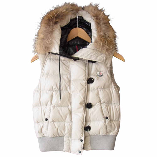 MONCLER モンクレール TARN GILET タルン ダウン ベスト ライトグレー【中古】